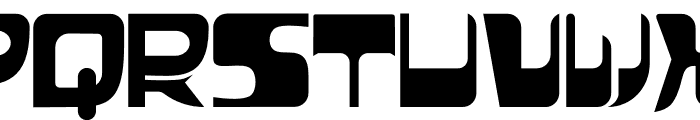 Sequential Font UPPERCASE