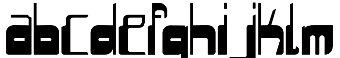 Sequential Font LOWERCASE
