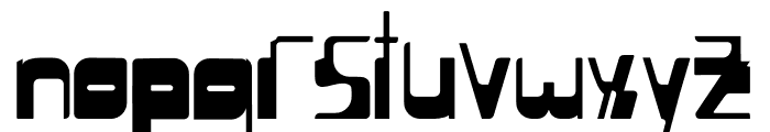 Sequential Font LOWERCASE