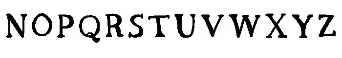 Ser Serif Regular Font UPPERCASE