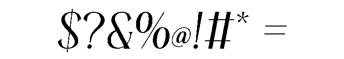 Seramonde Trial Font OTHER CHARS