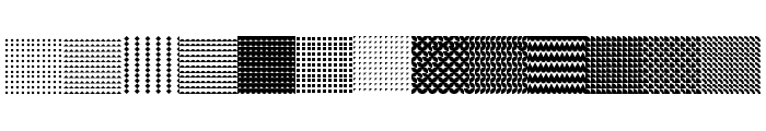 Serangkaian Pattern Regular Font LOWERCASE