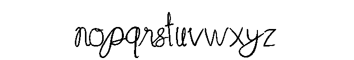 Serelo Manisse Font LOWERCASE