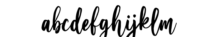 Serenity Font LOWERCASE