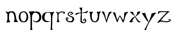 Serenity Font LOWERCASE