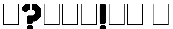Sergeant Rock Font OTHER CHARS