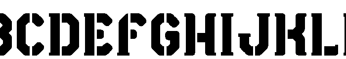 Sergeant Rock Font UPPERCASE
