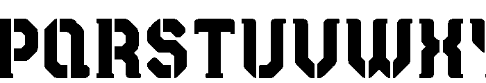 Sergeant Rock Font UPPERCASE