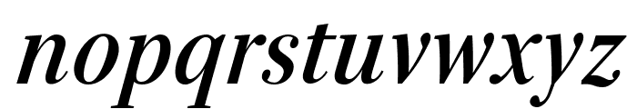Serif-BoldItalic Font LOWERCASE