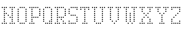 Serif Dot Digital-7 Font UPPERCASE