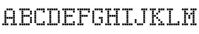 Serif LED Board-7 Font UPPERCASE