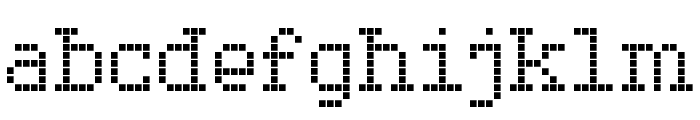Serif LED Board-7 Font LOWERCASE
