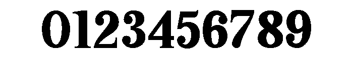 Serif Memorial Bold Font OTHER CHARS