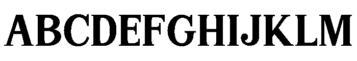 Serif Memorial Bold Font UPPERCASE