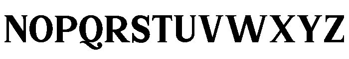 Serif Memorial Bold Font UPPERCASE