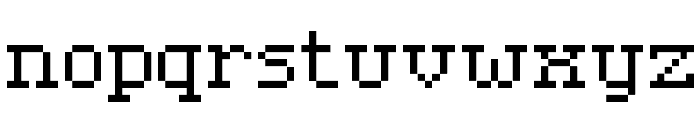 Serif Pixel-7 Font LOWERCASE