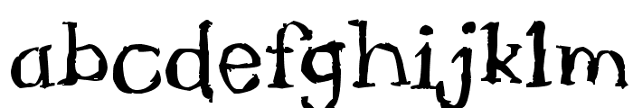 Serif Sketch Font LOWERCASE