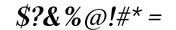 Serif12Beta-BoldItalic Font OTHER CHARS