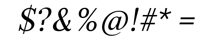 Serif12Beta-Italic Font OTHER CHARS