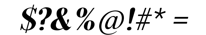 Serif72Beta-BlackItalic Font OTHER CHARS