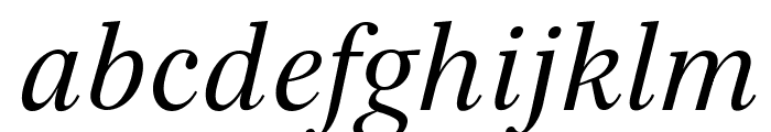 Serif72Beta-Italic Font LOWERCASE