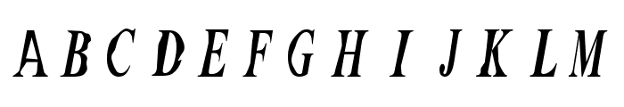 Serif Font UPPERCASE
