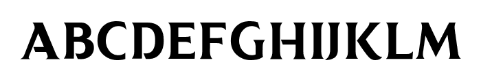 Serith Font UPPERCASE