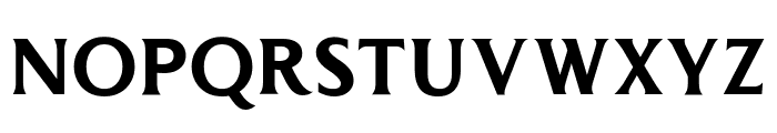 Serith Font LOWERCASE