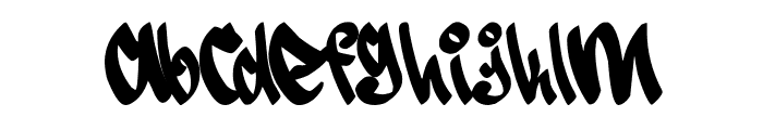Serograff Font LOWERCASE