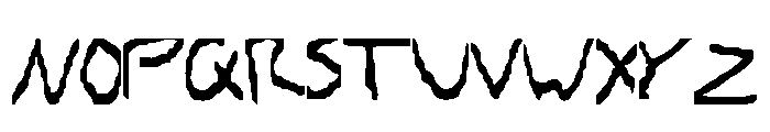 SethsHandWriting Font UPPERCASE