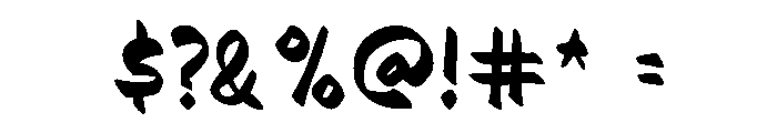 Setoby Font OTHER CHARS
