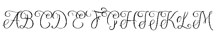 Setta Script Regular Font UPPERCASE