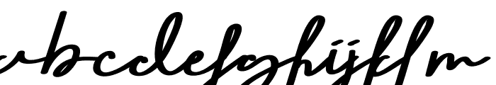 Seven Day Signature Font LOWERCASE