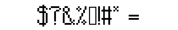 SevenSidedGames Font OTHER CHARS