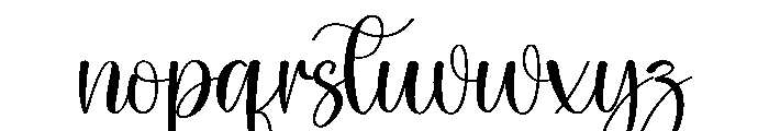 Seventies Font LOWERCASE