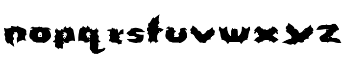 Severed Font LOWERCASE
