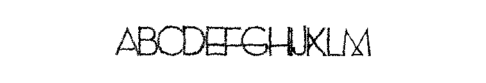 SewModern Font UPPERCASE