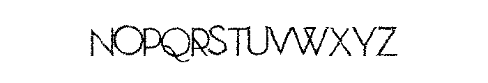SewModern Font UPPERCASE