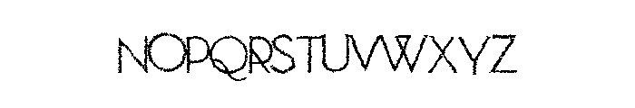 SewModern Font LOWERCASE