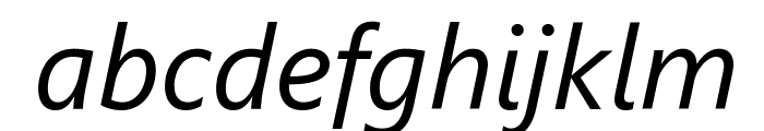 Segoe UI Italic Font LOWERCASE