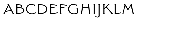 Seabright Monument Regular Font LOWERCASE