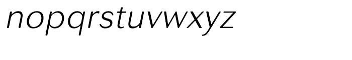 Seconda XtraSoft Thin Italic Font LOWERCASE