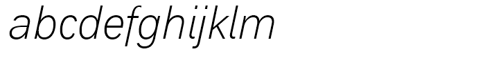 Segoe Alt Light Italic Font LOWERCASE