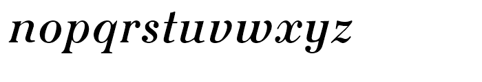 Seizieme Italic Font LOWERCASE