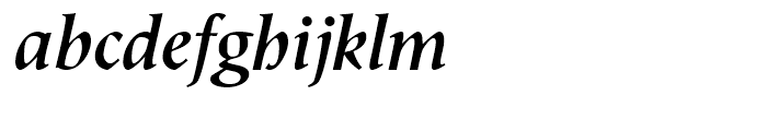 Semper Bold Italic Font LOWERCASE