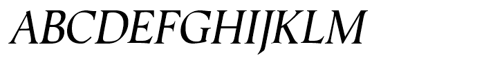 Semper Italic Font UPPERCASE