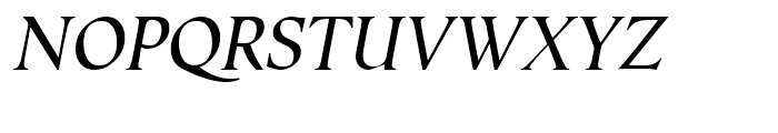 Semper Italic Font UPPERCASE