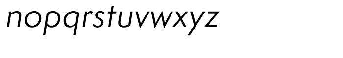 Semplicita Italic Font LOWERCASE