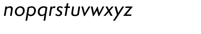 Semplicita Medium Italic Font LOWERCASE