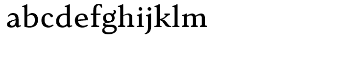 Senlot Serif Extended Medium Font LOWERCASE